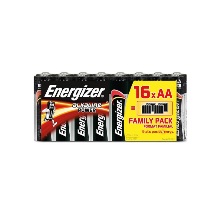 Battery AA/LR6 Alkaline Power 16-pack in de groep HOME ELECTRONICS / Batterijen & Opladers / Batterijen / Batterijen voor hoortoestellen bij TP E-commerce Nordic AB (C17045)