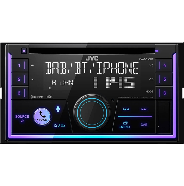 Car HiFi KW-DB95BT in de groep AUTO / Autoaudio & Multimedia / Auto Stereo bij TP E-commerce Nordic AB (C17048)