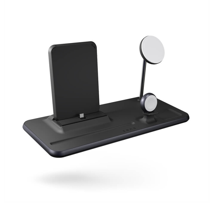 ZENS Wireless Charger 4in1 Magnetic for Watch and tablet in de groep SMARTPHONE & TABLETS / Opladers & Kabels / Draadloze Qi-oplader bij TP E-commerce Nordic AB (C17099)