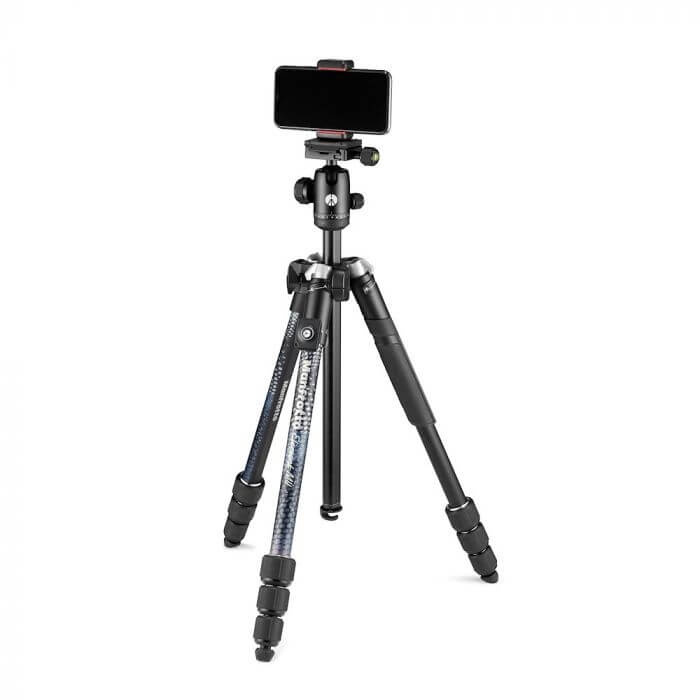 MANFROTTO Tripod Kit Element MII Mobile BT Ball Head Alu Black in de groep HOME ELECTRONICS / Foto & Video / Fotoapparatuur / Statief bij TP E-commerce Nordic AB (C17121)