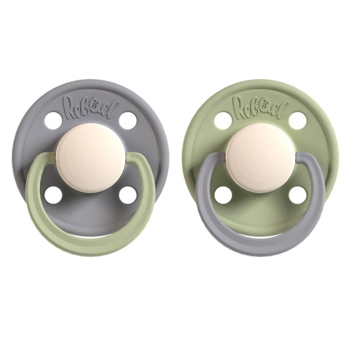 Pacifier 2-Pack Size 1 Pearly Dolphin / Cloudy Pearly Pony in de groep SPEELGOED, KINDER- & BABYPRODUCTEN / Babygadgets / Fopspenen & Bijtringen bij TP E-commerce Nordic AB (C17228)