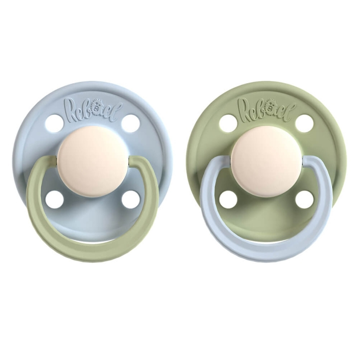 Pacifier 2-Pack Size 1 Cold Pearly Dolphin / Cloudy Pearly Elephant in de groep SPEELGOED, KINDER- & BABYPRODUCTEN / Babygadgets / Fopspenen & Bijtringen bij TP E-commerce Nordic AB (C17229)