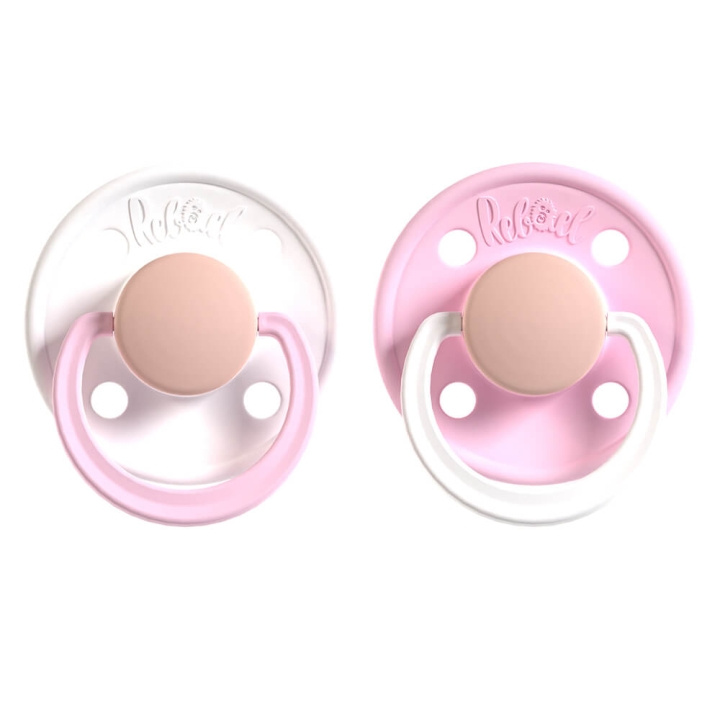 Pacifier 2-Pack Size 2 Snowy Soft Flamingo / Rising Soft Fox in de groep SPEELGOED, KINDER- & BABYPRODUCTEN / Babygadgets / Fopspenen & Bijtringen bij TP E-commerce Nordic AB (C17252)