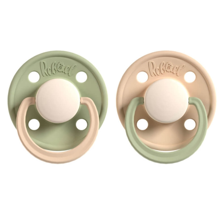 Pacifier 2-Pack Size 2 Cloudy Pearly Lion/Dusty Pearly Dolphin in de groep SPEELGOED, KINDER- & BABYPRODUCTEN / Babygadgets / Fopspenen & Bijtringen bij TP E-commerce Nordic AB (C17254)