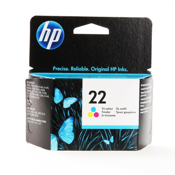 Ink C9352AE 22 Tri-colour in de groep COMPUTERS & RANDAPPARATUUR / Printers & Accessoires / Inkt & Toner / Inktpatronen / HP bij TP E-commerce Nordic AB (C17283)