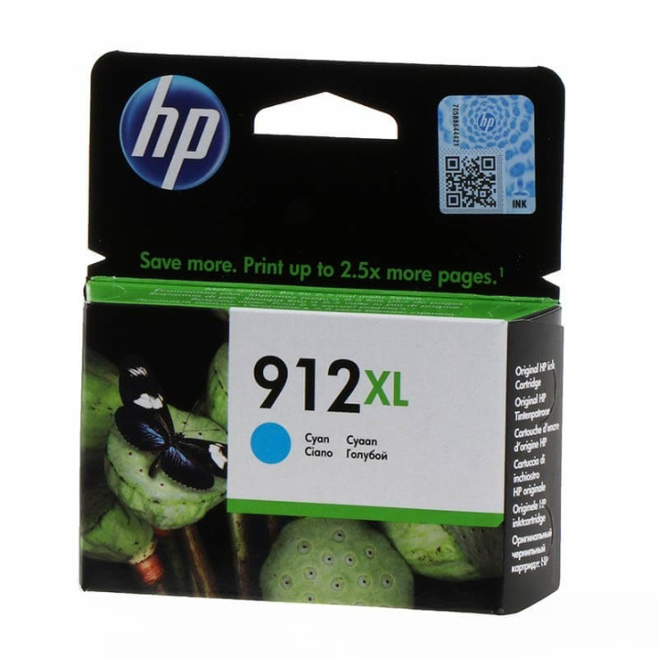 Ink 3YL81AE 912XL Cyan in de groep COMPUTERS & RANDAPPARATUUR / Printers & Accessoires / Inkt & Toner / Inktpatronen / HP bij TP E-commerce Nordic AB (C17360)