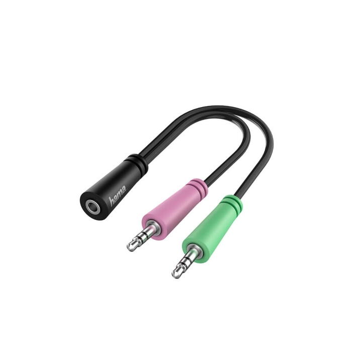 Hama Audio-adapter 3,5 vrouw naar 2x 3,5 man in de groep HOME ELECTRONICS / Kabels & Adapters / Audio Analoog / Adapters bij TP E-commerce Nordic AB (C17469)