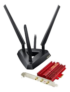ASUS Wireless 802.11ac 3*3 Dual-band PCI-E card in de groep COMPUTERS & RANDAPPARATUUR / Netwerk / Netwerkkaarten / PCI Express Draadloos bij TP E-commerce Nordic AB (C17565)