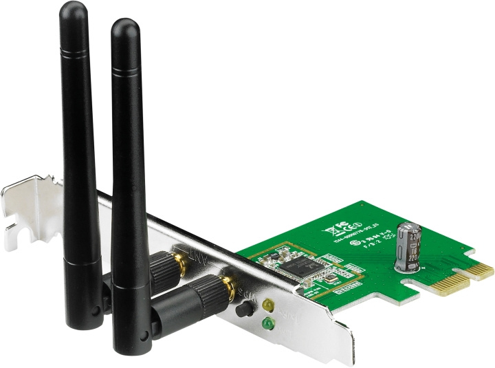 ASUS Wireless PCI-E card 802.11n, 300Mbps in de groep COMPUTERS & RANDAPPARATUUR / Netwerk / Netwerkkaarten / PCI Express Draadloos bij TP E-commerce Nordic AB (C17567)