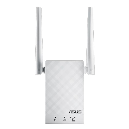 ASUS RP-AC55 Wi-Fi Förstärkare, 1200 Mbps, Dual-Band, One-click instal in de groep COMPUTERS & RANDAPPARATUUR / Netwerk / WiFi Extenders bij TP E-commerce Nordic AB (C17571)