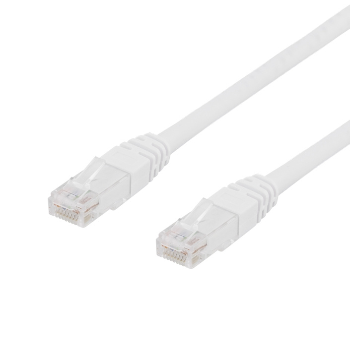 DELTACO U/UTP Cat6 patch cable, LSZH, 1m, white in de groep COMPUTERS & RANDAPPARATUUR / Computerkabels / Netwerkkabels / Cat6 bij TP E-commerce Nordic AB (C17619)