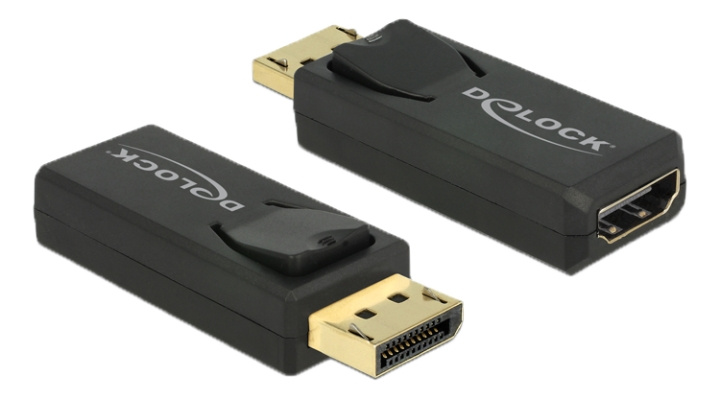 Delock Adapter Displayport 1.2 male > HDMI female 4K 60 Hz Active in de groep COMPUTERS & RANDAPPARATUUR / Computerkabels / DisplayPort / Adapters bij TP E-commerce Nordic AB (C17670)