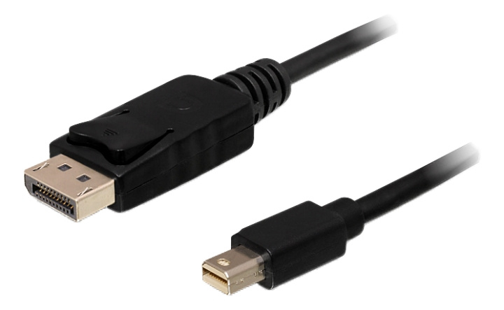 Delock Cable Mini Displayport 1.2 male > Displayport male 4K 60 Hz 5m, svart in de groep COMPUTERS & RANDAPPARATUUR / Computerkabels / DisplayPort / Kabels bij TP E-commerce Nordic AB (C17679)