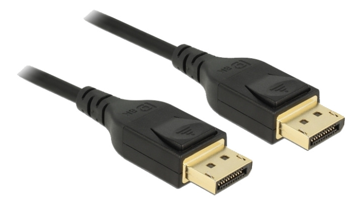 DisplayPort cable 8K 60 Hz 2m DP 8K certified in de groep COMPUTERS & RANDAPPARATUUR / Computerkabels / DisplayPort / Kabels bij TP E-commerce Nordic AB (C17687)