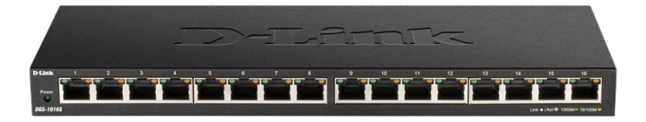 D-Link 16-Port 10/100/1000Mbps Unmanaged Gigabit Ethernet Switch in de groep COMPUTERS & RANDAPPARATUUR / Netwerk / Schakelaars / 10/100/1000Mbps bij TP E-commerce Nordic AB (C17782)