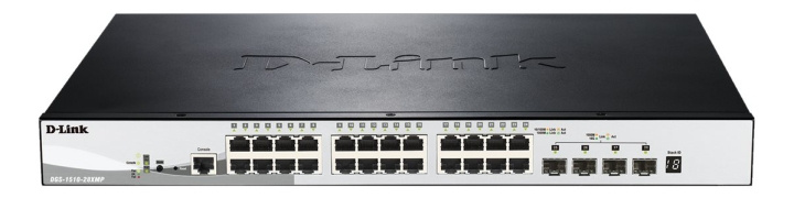 D-LINK SmartPro DGS-1510-28XMP - Switch - L3 - Administrerad in de groep COMPUTERS & RANDAPPARATUUR / Netwerk / Schakelaars bij TP E-commerce Nordic AB (C17793)