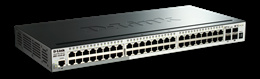 D-Link Gigabit Stackable SmartPro nätverksswitch, 48xRJ45, 4xSFP, PoE in de groep COMPUTERS & RANDAPPARATUUR / Netwerk / Schakelaars / 10/100/1000Mbps bij TP E-commerce Nordic AB (C17794)