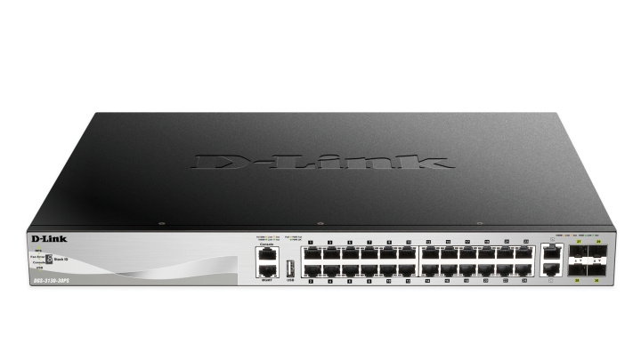 D-link 24 x 10/100/1000BASE-T PoE ports (370W budget) Layer 3 in de groep COMPUTERS & RANDAPPARATUUR / Netwerk / Schakelaars / 10/100/1000Mbps bij TP E-commerce Nordic AB (C17800)