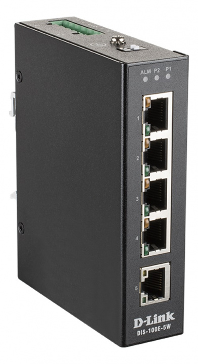 D-Link 5 Port Unmanaged Switch with 5 x 10/100 BaseT(X) ports in de groep COMPUTERS & RANDAPPARATUUR / Netwerk / Schakelaars bij TP E-commerce Nordic AB (C17813)