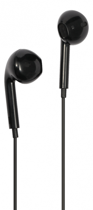 STREETZ Semi-in-ear earphones, 3-button, USB-C, black in de groep HOME ELECTRONICS / Audio & Beeld / Koptelefoon & Accessoires / Koptelefoon bij TP E-commerce Nordic AB (C17914)