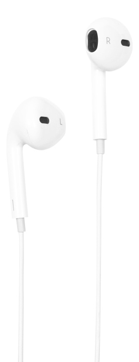 STREETZ Semi-in-ear earphones, 3-button, USB-C, white in de groep HOME ELECTRONICS / Audio & Beeld / Koptelefoon & Accessoires / Koptelefoon bij TP E-commerce Nordic AB (C17915)