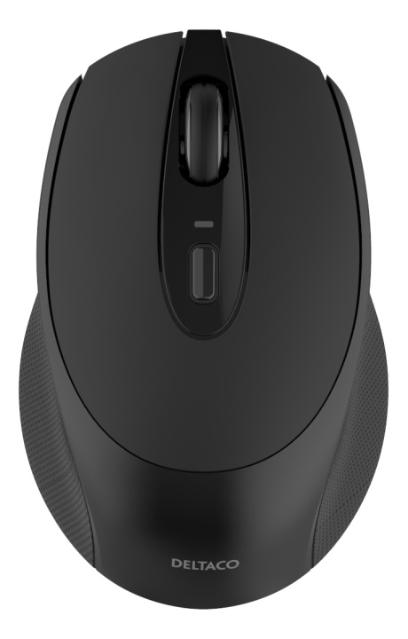 DELTACO Wireless office silent mouse, USB receiver, rubber coated in de groep COMPUTERS & RANDAPPARATUUR / Muizen en toetsenborden / Muizen / Draadloos bij TP E-commerce Nordic AB (C17977)