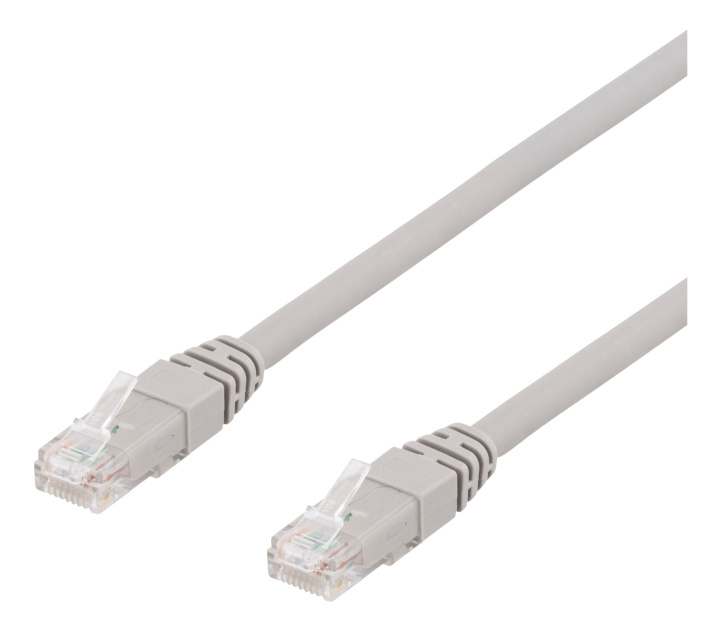 DELTACO U/UTP Cat6A patchkabel, 35m, 500MHz, Delta, LSZH, grå in de groep COMPUTERS & RANDAPPARATUUR / Computerkabels / Netwerkkabels / Cat6 bij TP E-commerce Nordic AB (C18226)