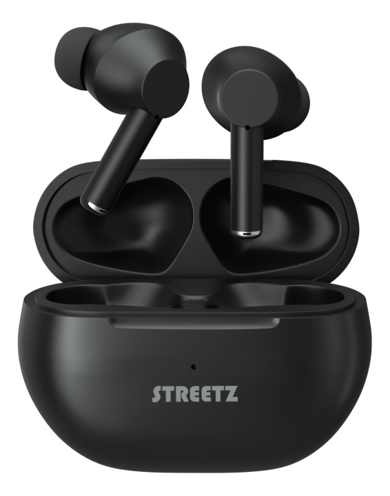 STREETZ True Wireless Stereo, in-ear, matte black in de groep HOME ELECTRONICS / Audio & Beeld / Koptelefoon & Accessoires / Koptelefoon bij TP E-commerce Nordic AB (C18264)