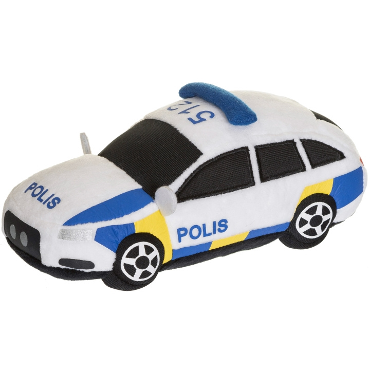 Teddykompaniet Sportbil, Polis in de groep SPEELGOED, KINDER- & BABYPRODUCTEN / Speelgoed / Speelgoedauto\'s bij TP E-commerce Nordic AB (C18421)