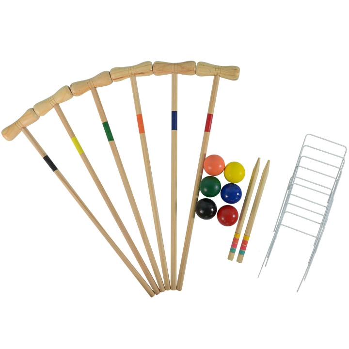 SportMe Croquetspel 6 personen in de groep SPEELGOED, KINDER- & BABYPRODUCTEN / Spelletje / Spellen voor buiten bij TP E-commerce Nordic AB (C18447)