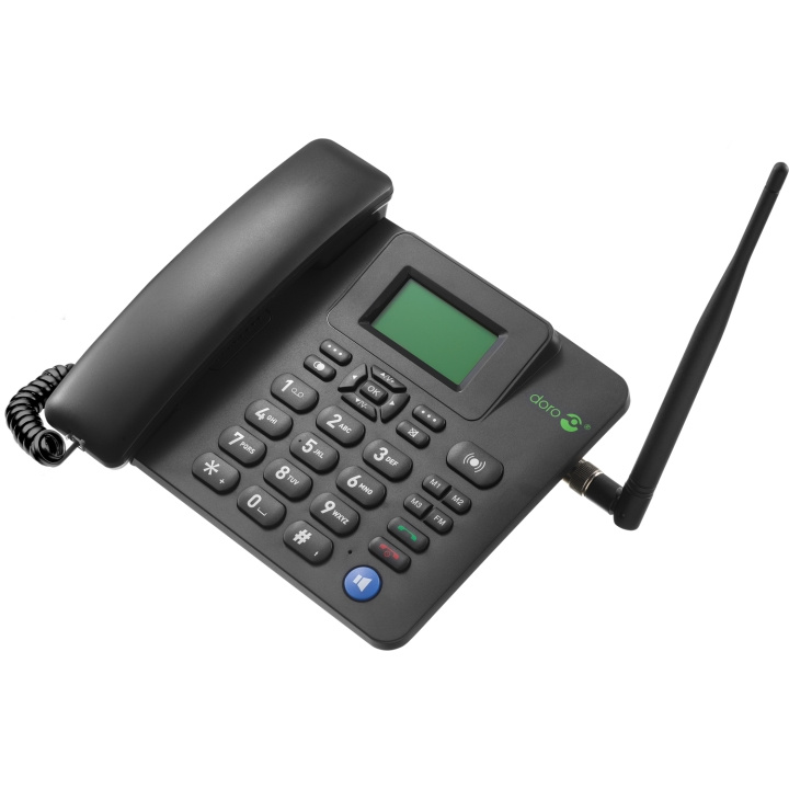 Doro 4100H 4G Desk Phone, Black in de groep HOME ELECTRONICS / Audio & Beeld / Vaste telefonie / Tafeltelefoons bij TP E-commerce Nordic AB (C18455)