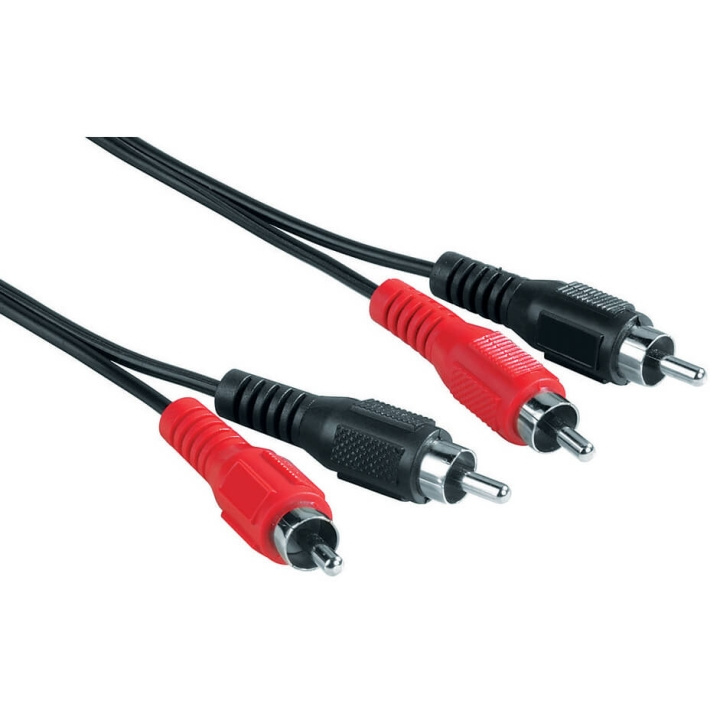 HAMA Audio Cable 2 RCA Male Plugs - 2 RCA Male Plugs, 1.5 m in de groep HOME ELECTRONICS / Kabels & Adapters / RCA / Kabels bij TP E-commerce Nordic AB (C18478)