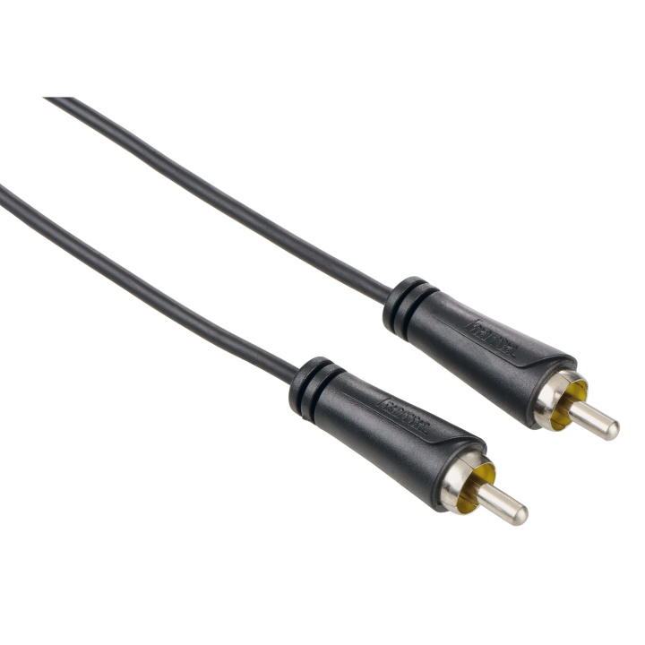 HAMA Audio Cable, RCA plug - RCA p lug, digital, 1.5 m in de groep HOME ELECTRONICS / Kabels & Adapters / RCA / Kabels bij TP E-commerce Nordic AB (C18502)