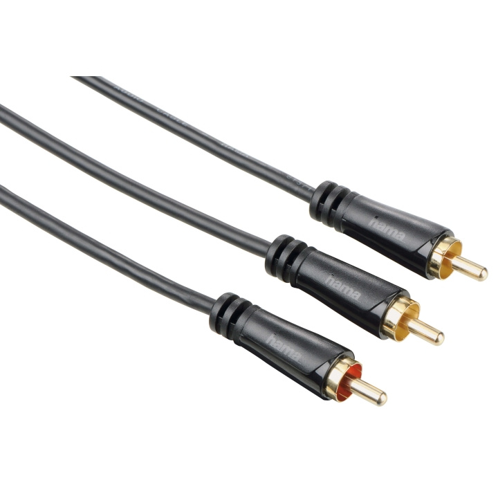 Subwoofer Cable, RCA plug - 2 RCA plugs, gold-plated, 1.5 m in de groep HOME ELECTRONICS / Kabels & Adapters / RCA / Kabels bij TP E-commerce Nordic AB (C18511)