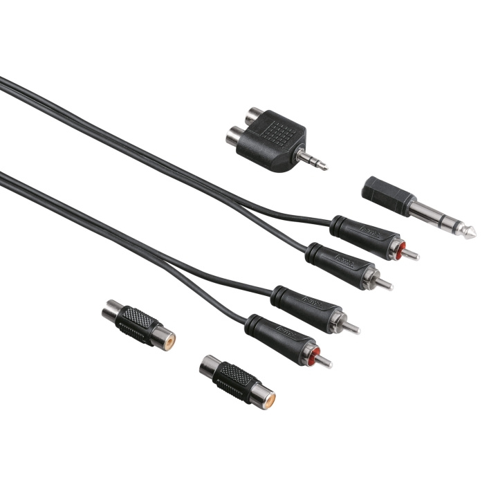HAMA Kabel Audio Anslutningsset RCA 2.5m in de groep HOME ELECTRONICS / Kabels & Adapters / RCA / Kabels bij TP E-commerce Nordic AB (C18529)