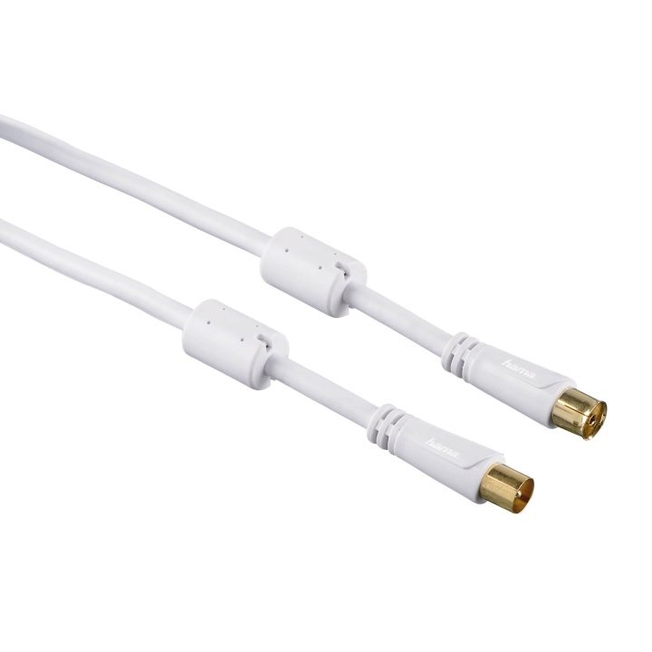 HAMA Antenna Cable 100dB 1.5m White in de groep HOME ELECTRONICS / Kabels & Adapters / Antennekabels & Accessoires / Antennekabels bij TP E-commerce Nordic AB (C18530)