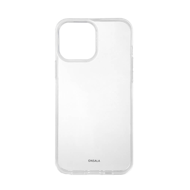 Phone Case Recycled TPU Transparent - iPhone 13 Pro Max in de groep SMARTPHONE & TABLETS / Mobielbescherming / Apple / iPhone 13 Pro Max / Hoesjes bij TP E-commerce Nordic AB (C18570)