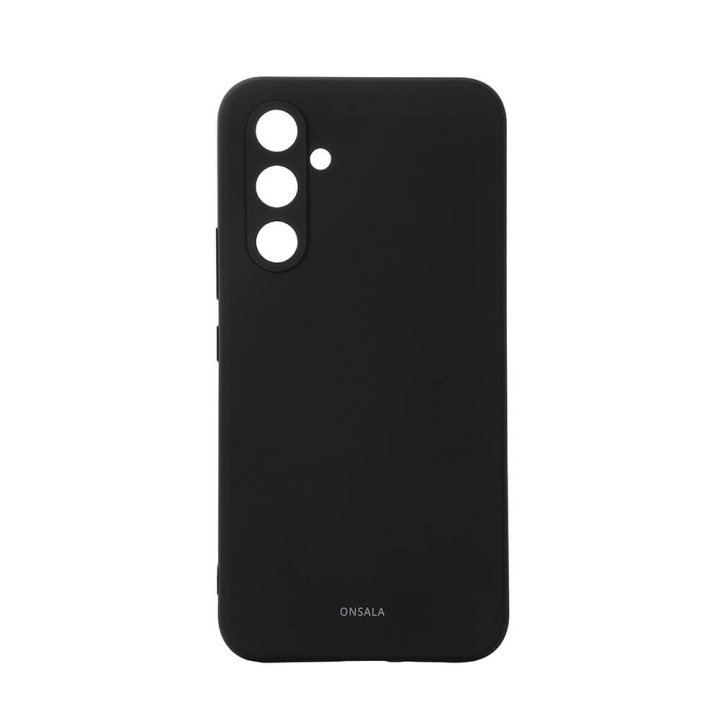 Phone Case Silicone Black - Samsung Galaxy A54 5G in de groep SMARTPHONE & TABLETS / Mobielbescherming / Samsung bij TP E-commerce Nordic AB (C18599)