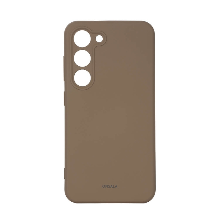 Backcover Silicone Samsung S23 5G Summer Sand in de groep SMARTPHONE & TABLETS / Mobielbescherming / Samsung bij TP E-commerce Nordic AB (C18605)