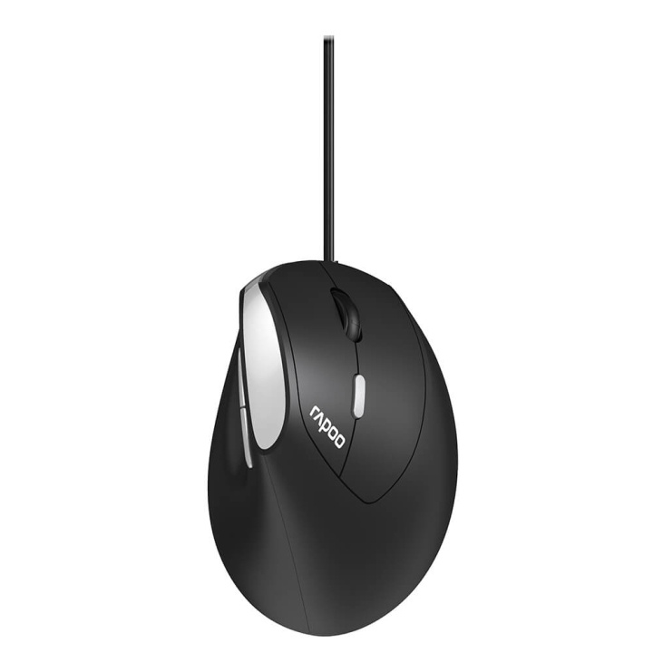 Mouse EV200 USB Wired Optical Black in de groep COMPUTERS & RANDAPPARATUUR / Muizen en toetsenborden / Muizen / Met kabel bij TP E-commerce Nordic AB (C18621)