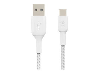 Belkin Boost Charge USB-C Kabel Flätad 1m in de groep SMARTPHONE & TABLETS / Opladers & Kabels / Kabels / Kabels Type C bij TP E-commerce Nordic AB (C18844)