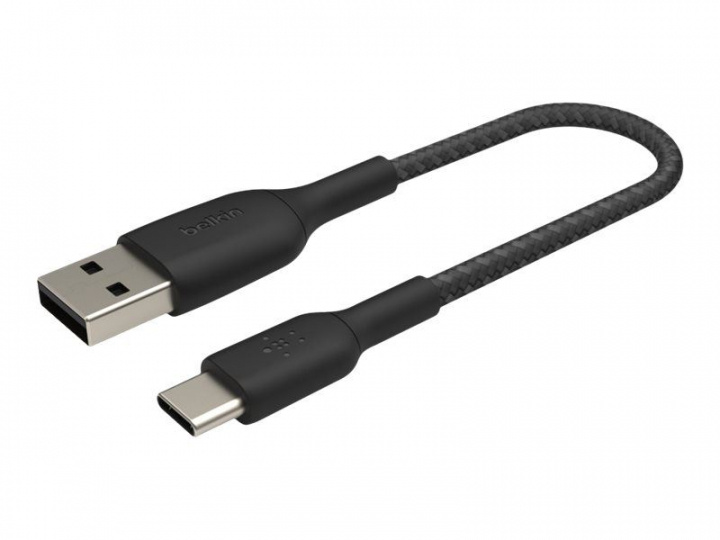 Belkin Boost Charge USB-C Kabel Flätad 15cm in de groep SMARTPHONE & TABLETS / Opladers & Kabels / Kabels / Kabels Type C bij TP E-commerce Nordic AB (C18846)