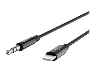 Belkin Lightning till 3.5mm 0,9m in de groep SMARTPHONE & TABLETS / Opladers & Kabels / Kabels / Kabels Lightning bij TP E-commerce Nordic AB (C18867)