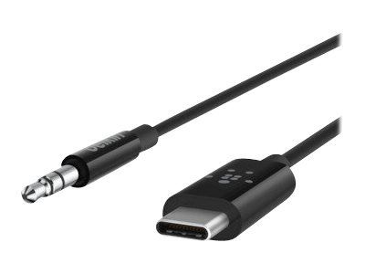 Belkin Usb-C till 3,5mm, 90cm in de groep SMARTPHONE & TABLETS / Opladers & Kabels / Adapters bij TP E-commerce Nordic AB (C18880)