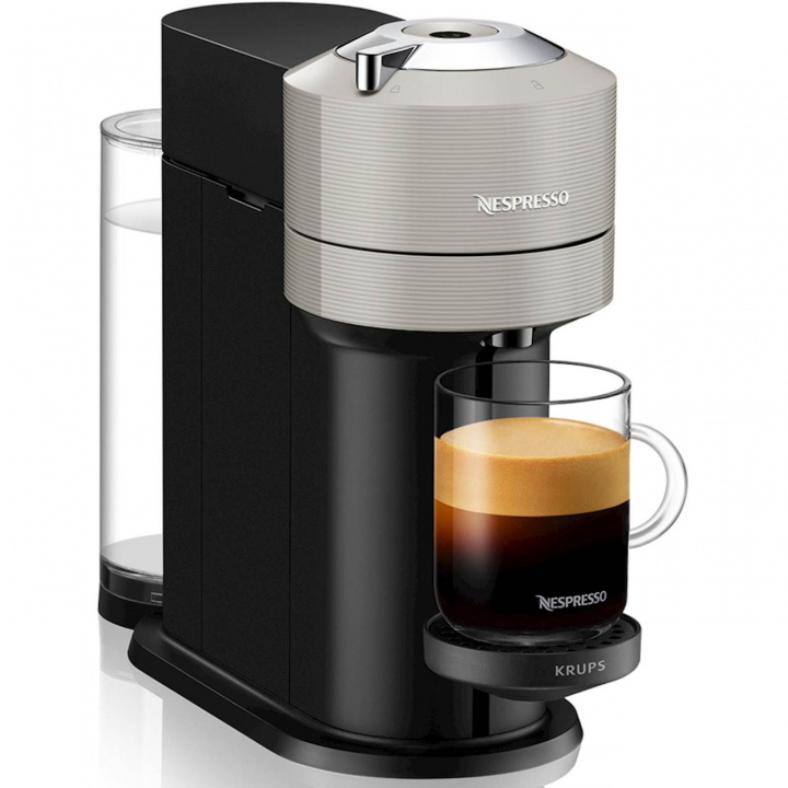 Krups Nespresso Vertuo Next 1,1 l. Grey in de groep HUISHOUDEN & TUIN / Huishoudelijke apparaten / Koffiezetapparaten en accessoires / Espressomachines bij TP E-commerce Nordic AB (C19337)