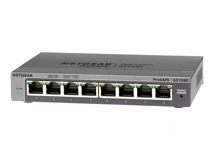 Netgear GS108E-300PES in de groep COMPUTERS & RANDAPPARATUUR / Netwerk / Schakelaars bij TP E-commerce Nordic AB (C19429)