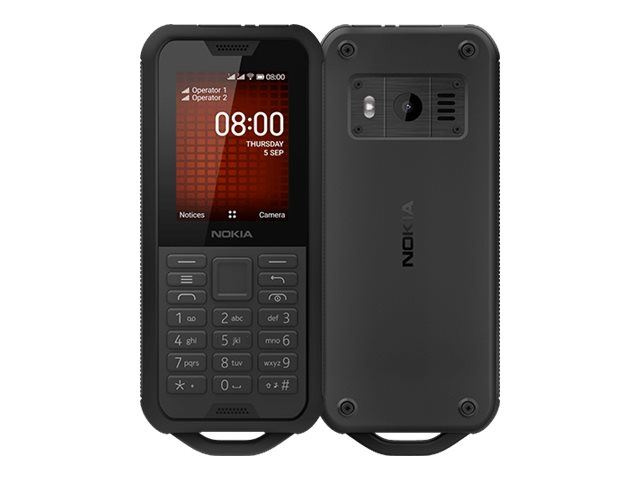 Nokia 800 Tough Dualsim Black in de groep SMARTPHONE & TABLETS / Mobiele telefoons & smartphones bij TP E-commerce Nordic AB (C19450)