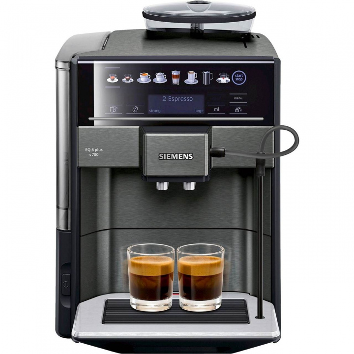 Siemens Espressomaskin TE657319RW, 1500W, Svart in de groep HUISHOUDEN & TUIN / Huishoudelijke apparaten / Koffiezetapparaten en accessoires / Espressomachines bij TP E-commerce Nordic AB (C19721)