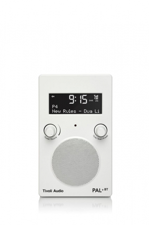 Tivoli Audio Pal + BT White in de groep HOME ELECTRONICS / Audio & Beeld / Thuisbioscoop, Hifi en Draagbaar / Radio & Wekkers / Draadloze audiozender bij TP E-commerce Nordic AB (C19777)