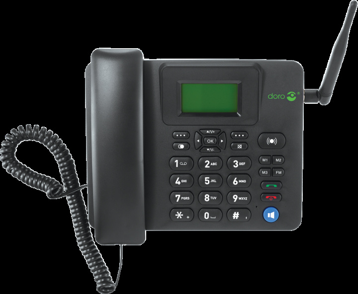 Doro 4100H 4G Desk Phone, Black in de groep HOME ELECTRONICS / Audio & Beeld / Vaste telefonie / Tafeltelefoons bij TP E-commerce Nordic AB (C19971)